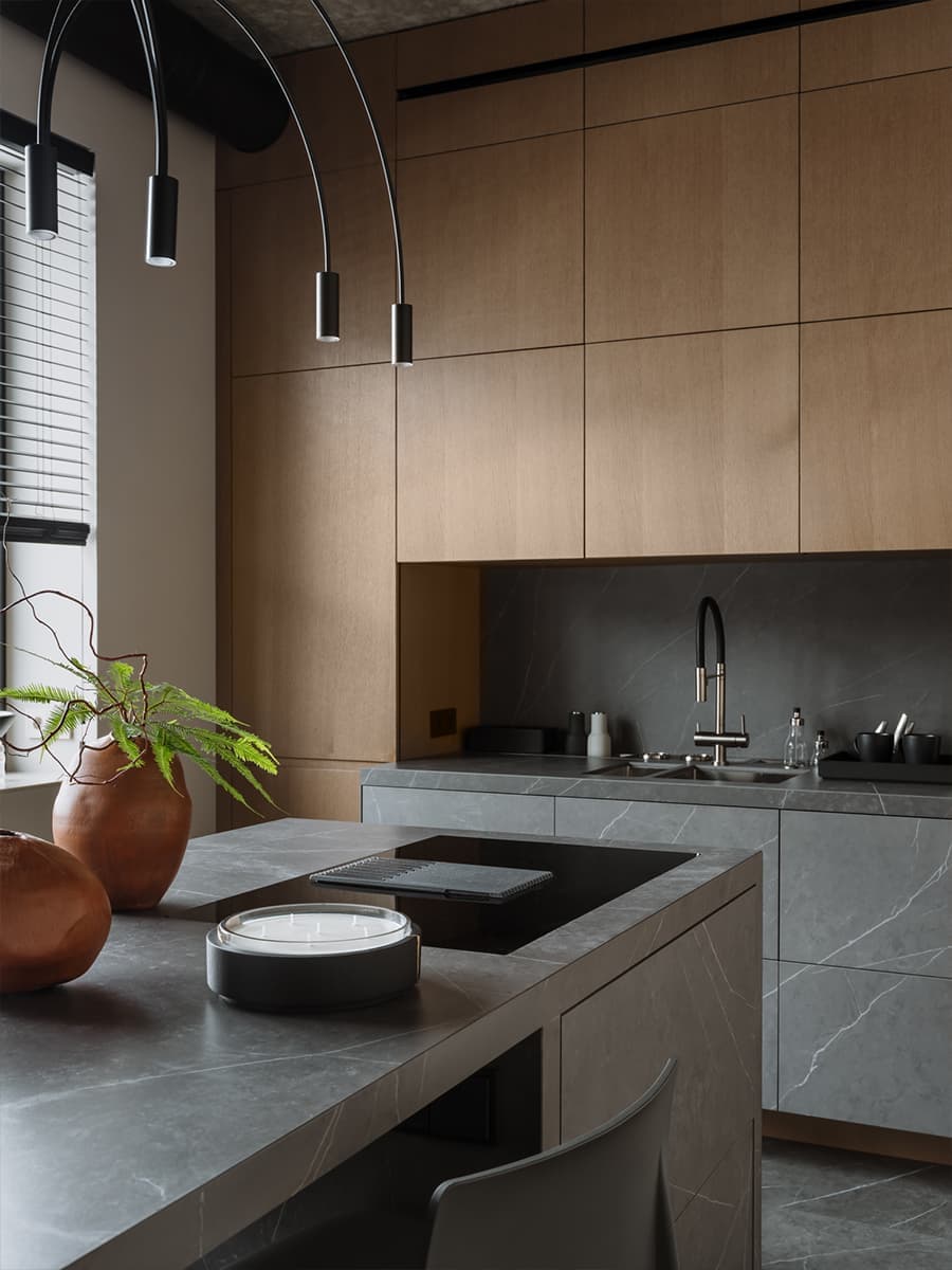 Строгий интерьер квартиры для семьи дизайнера — проект студии Nashe Interiors