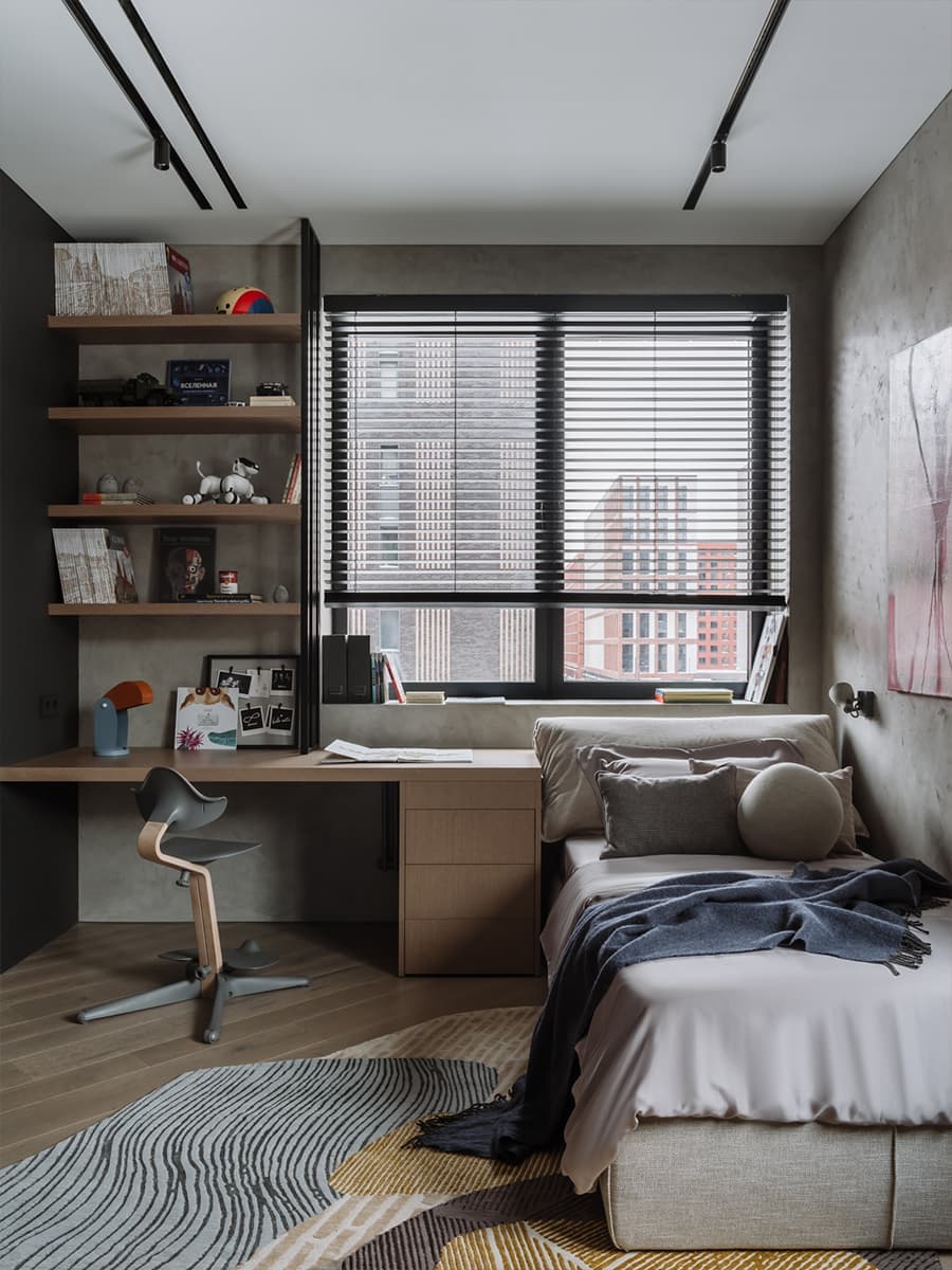 Строгий интерьер квартиры для семьи дизайнера — проект студии Nashe Interiors w3