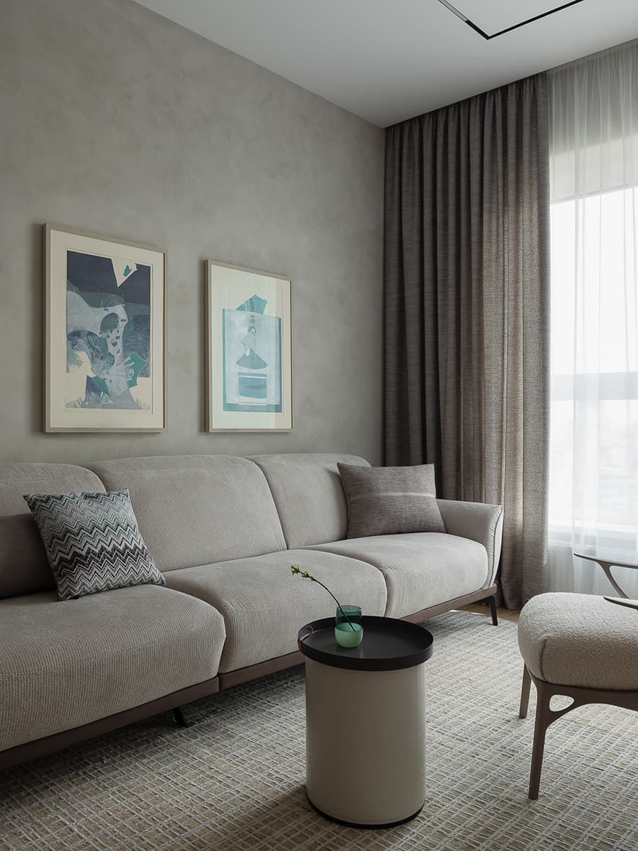 Дух морских путешествий в интерьере небольшой квартиры для пары — проект Ольги Евдокимовой