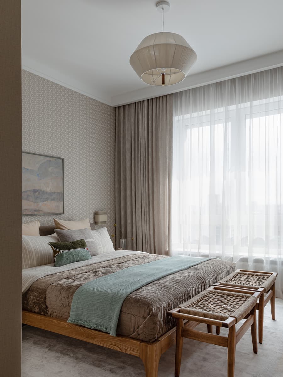 Дух морских путешествий в интерьере небольшой квартиры для пары — проект Ольги Евдокимовой