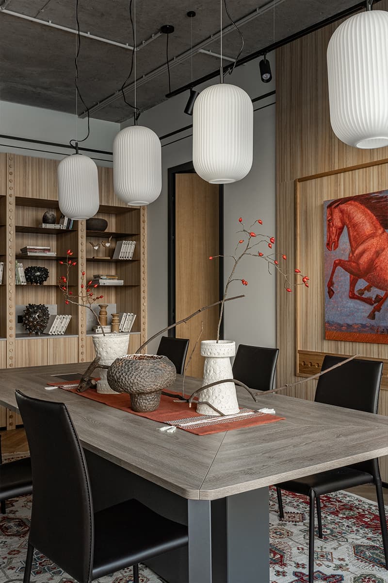 Этнический декор и авторская керамика в интерьере офиса — проект архитектурного бюро PRSPKT