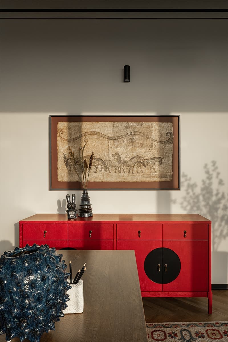 Этнический декор и авторская керамика в интерьере офиса — проект архитектурного бюро PRSPKT