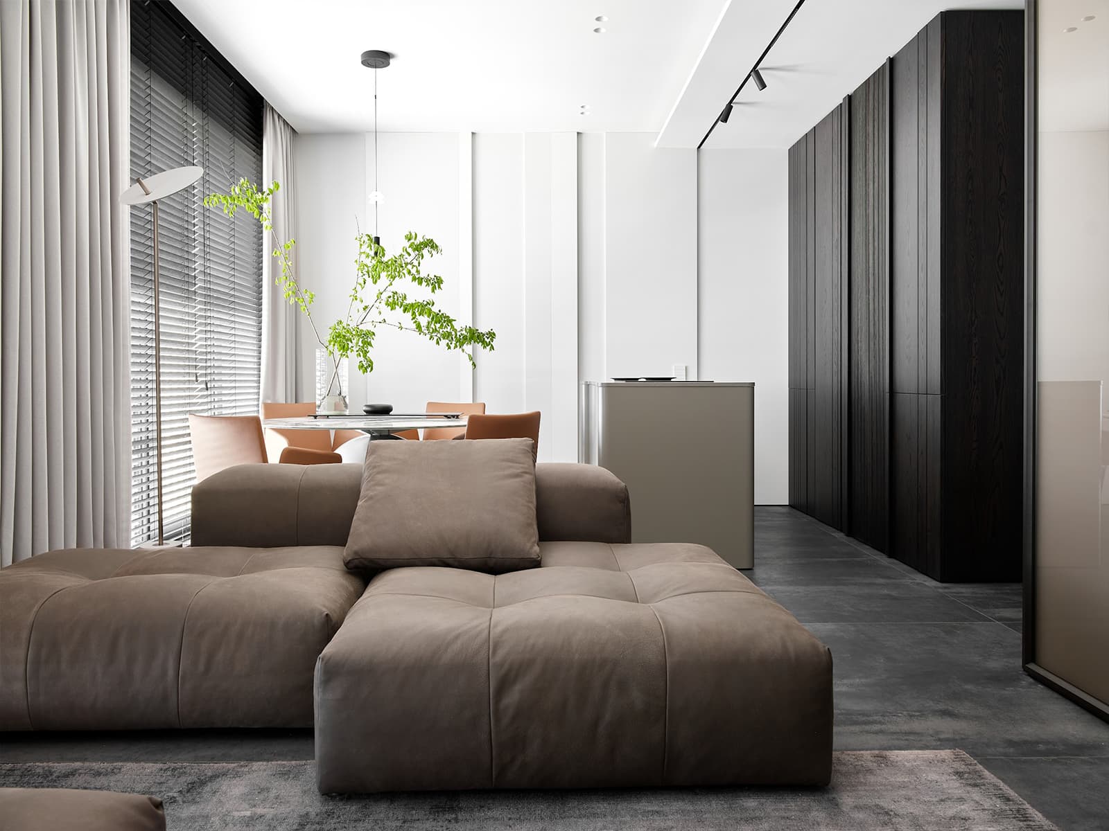 Лаконичный интерьер квартиры для семьи из Сибири — проект Анны Игнатенко