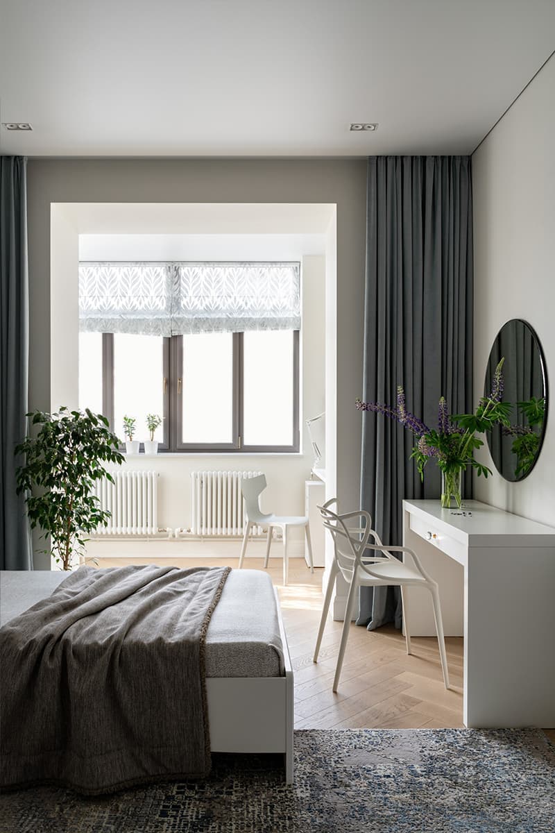 Эклектичный интерьер просторной квартиры в Казани — проект Алены Ольхиной