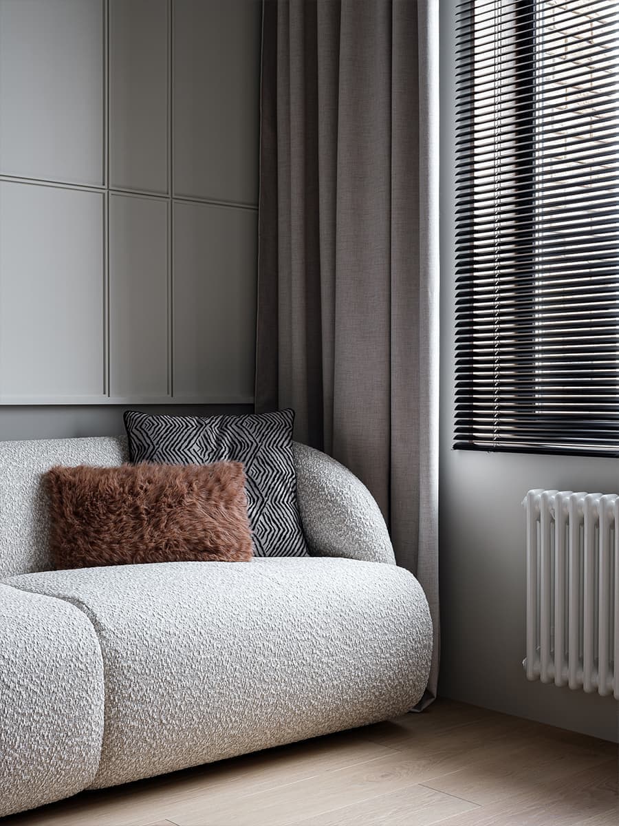 Выверенный и нарядный интерьер маленькой квартиры — проект Алёны Саволайниной