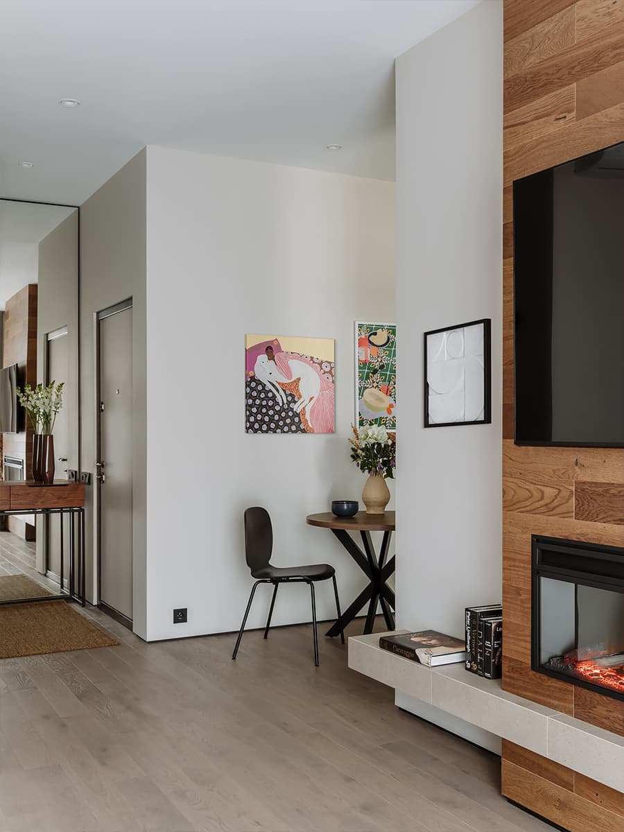 Обволакивающий интерьер квартиры для загородного отдыха — проект студии Елизаветы Ляпиной