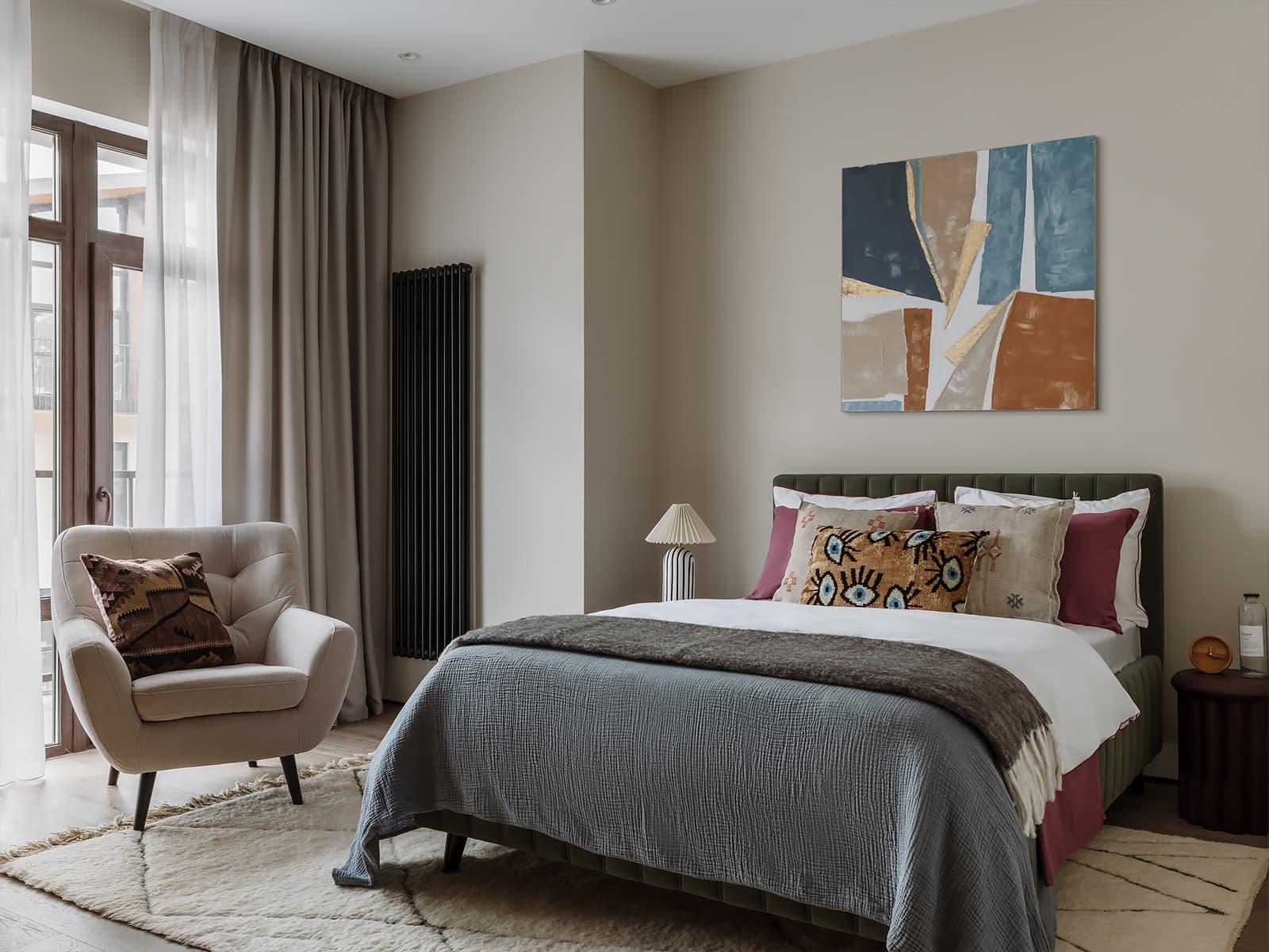 Обволакивающий интерьер квартиры для загородного отдыха — проект студии Елизаветы Ляпиной