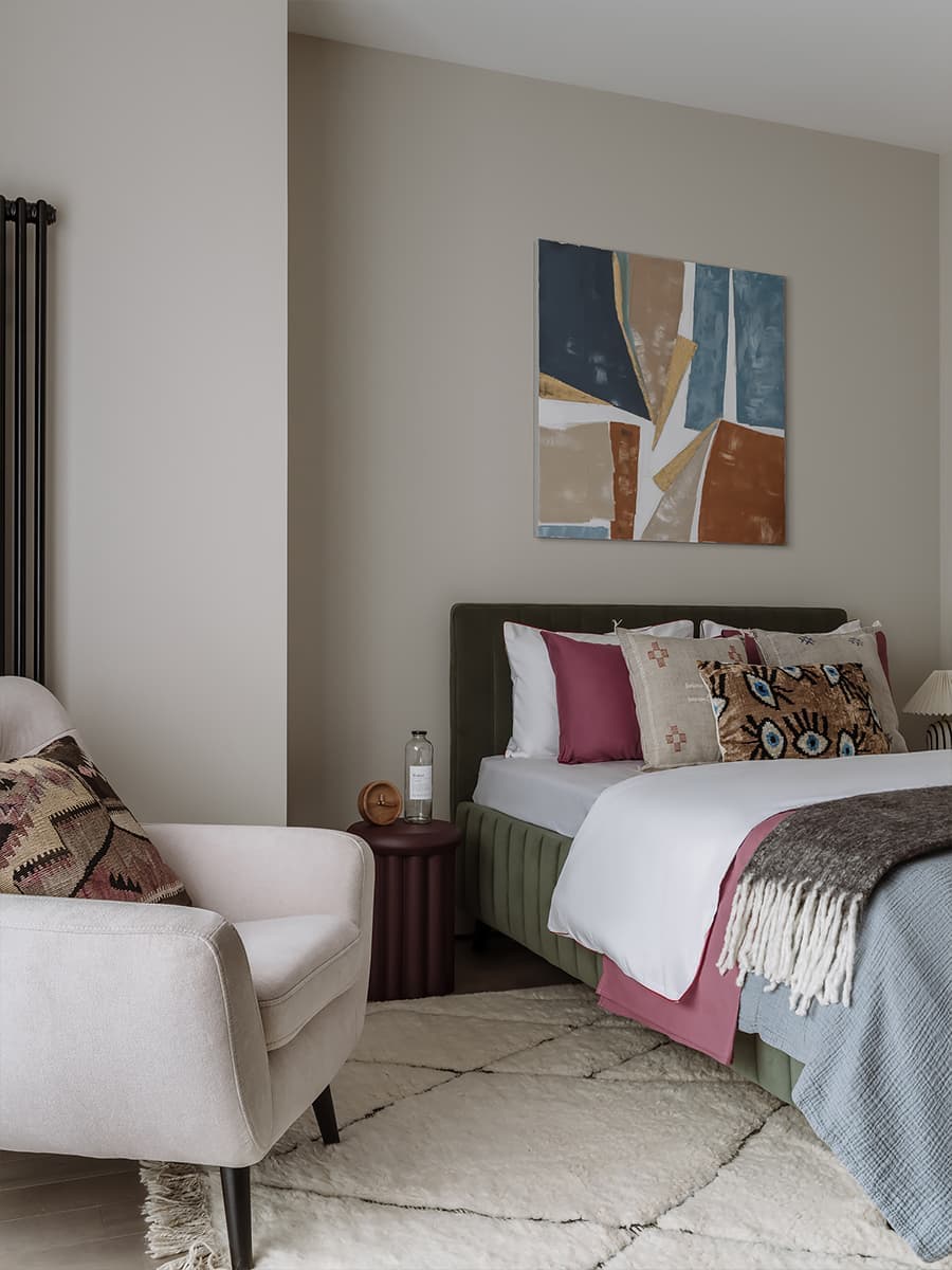 Обволакивающий интерьер квартиры для загородного отдыха — проект студии Елизаветы Ляпиной