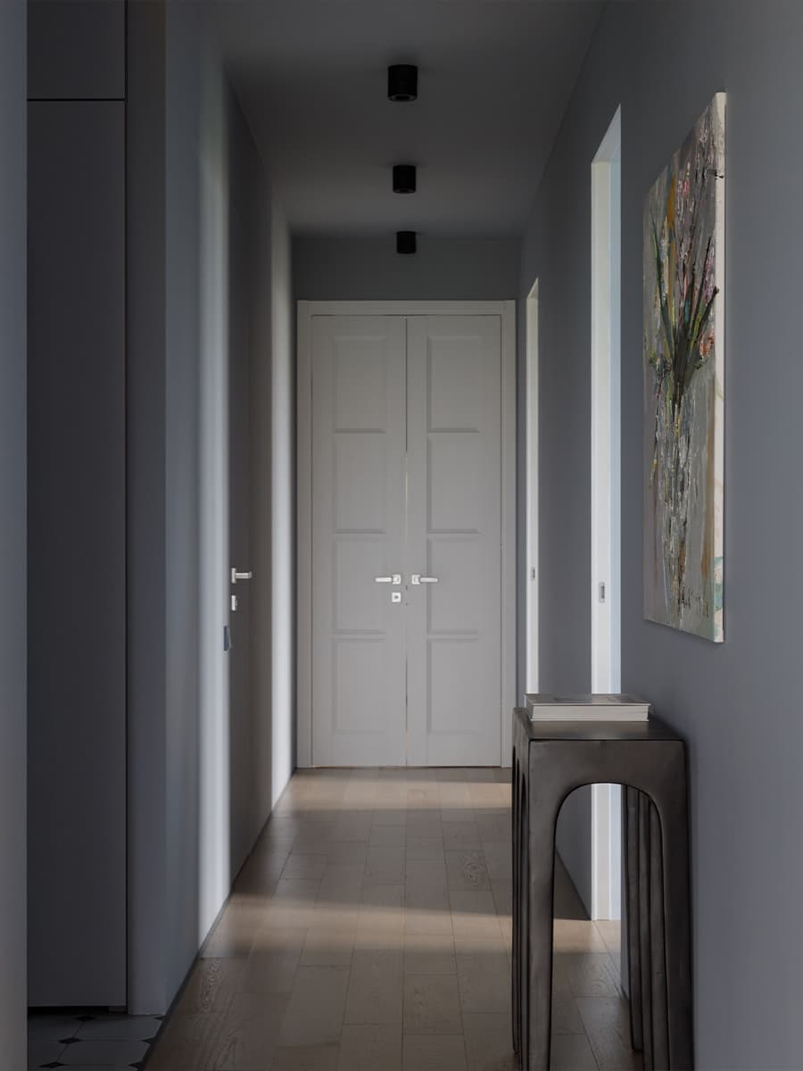 Обилие цвета в интерьере квартиры с четырьмя спальнями — проект Юлии Зайцевой