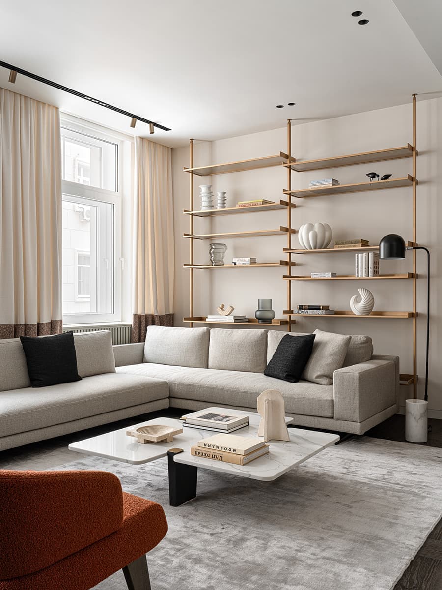 Обволакивающая палитра материалов в интерьере респектабельного офиса — проект бюро TOU Architects