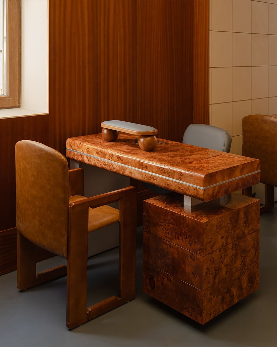 Отсылки к корейской архитектуре в интерьере бьюти-студии — проект Екатерины Рыбалко