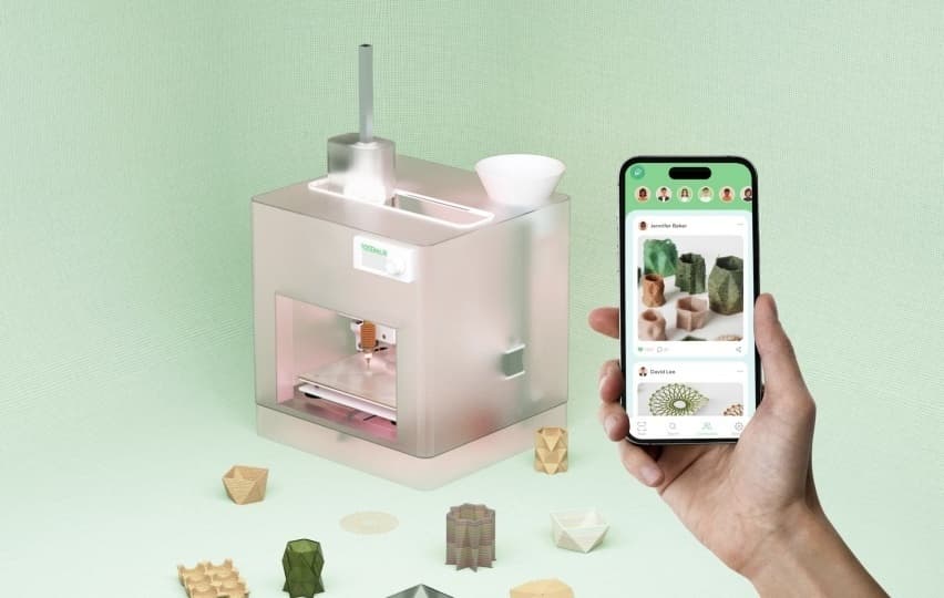 3D-принтер по проекту студентов MIT превращает пищевые отходы в бытовые предметы