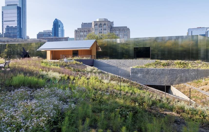 Herzog & de Meuron и Пит Удольф завершили проект арт-центра с садом в Филадельфии