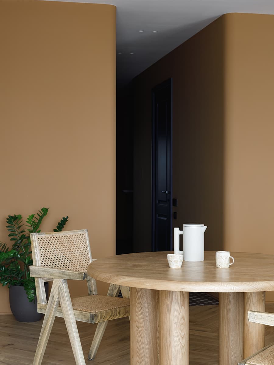 Теплые сдержанные оттенки в интерьере квартиры для дружной семьи — проект Starikova.Architects