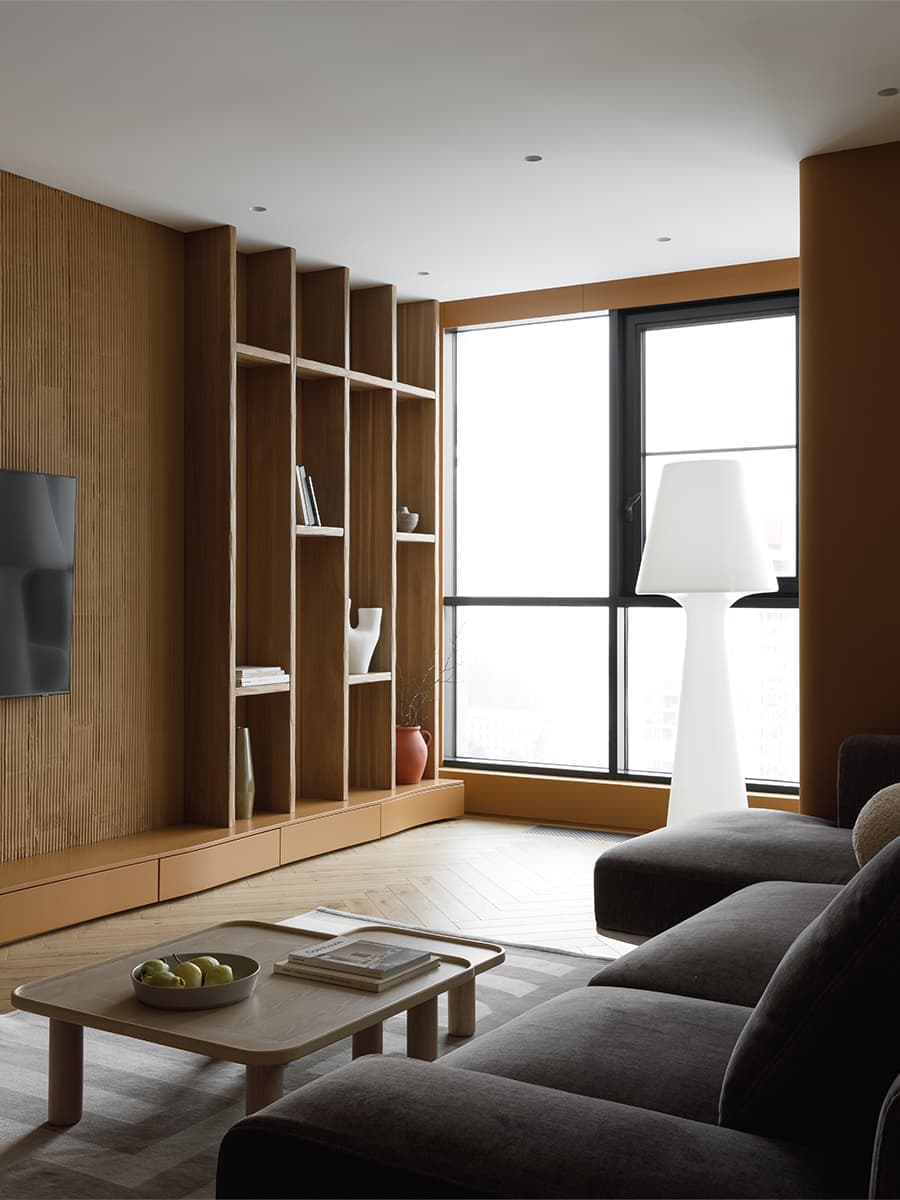 Теплые сдержанные оттенки в интерьере квартиры для дружной семьи — проект Starikova.Architects