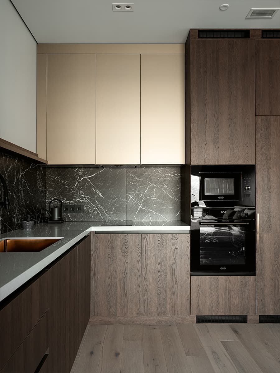 Обволакивающий интерьер квартиры-студии в Москве — проект Yuloo Studio