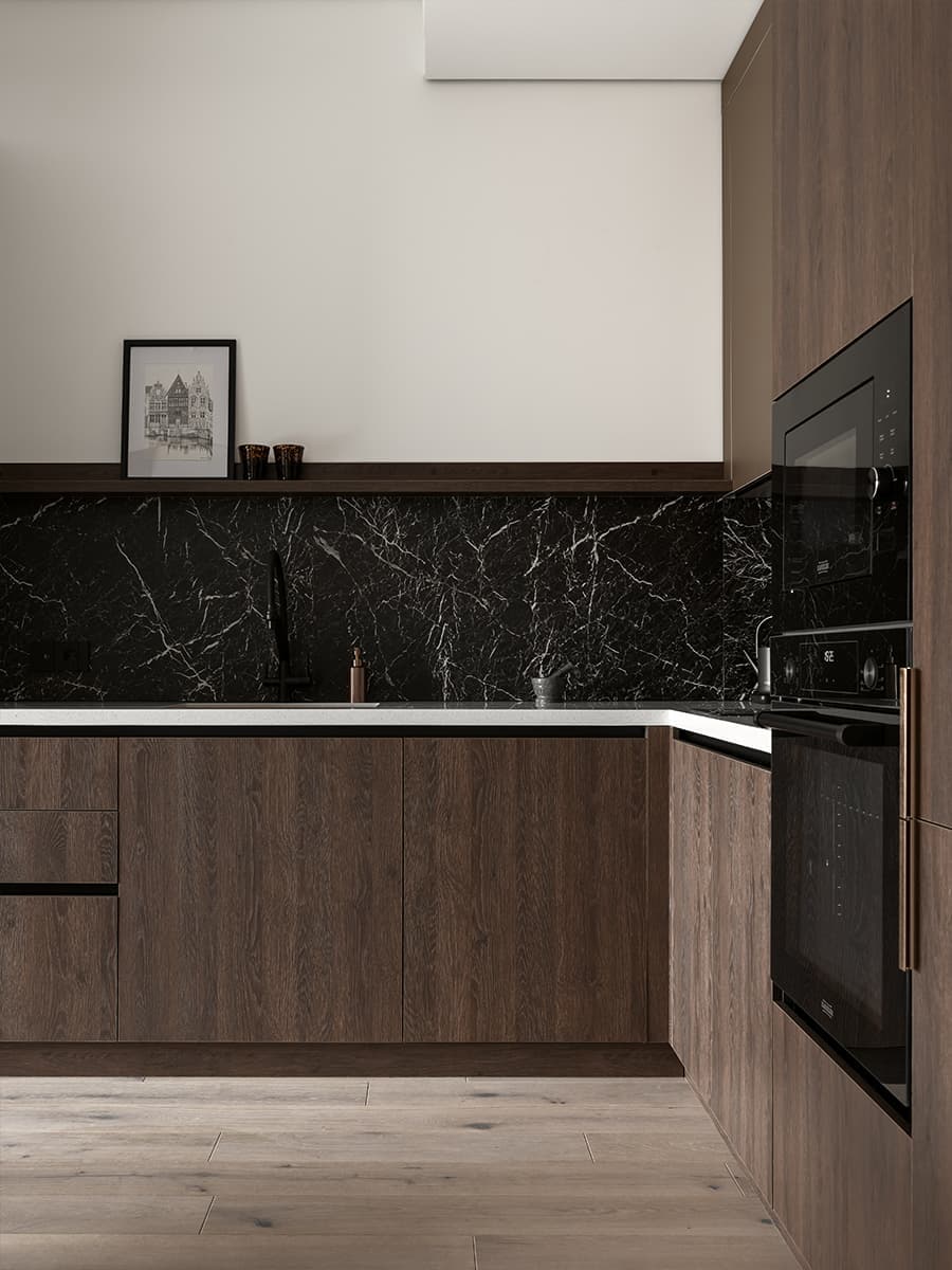 Обволакивающий интерьер квартиры-студии в Москве — проект Yuloo Studio