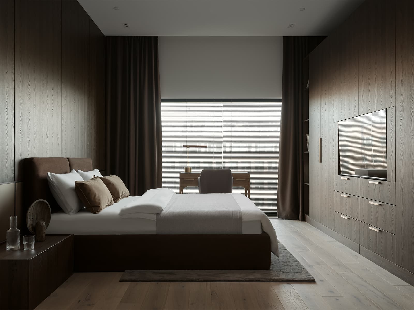 Обволакивающий интерьер квартиры-студии в Москве — проект Yuloo Studio