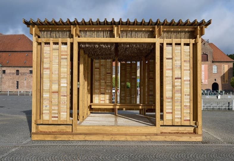 В Копенгагене построили павильон из вторичных материалов