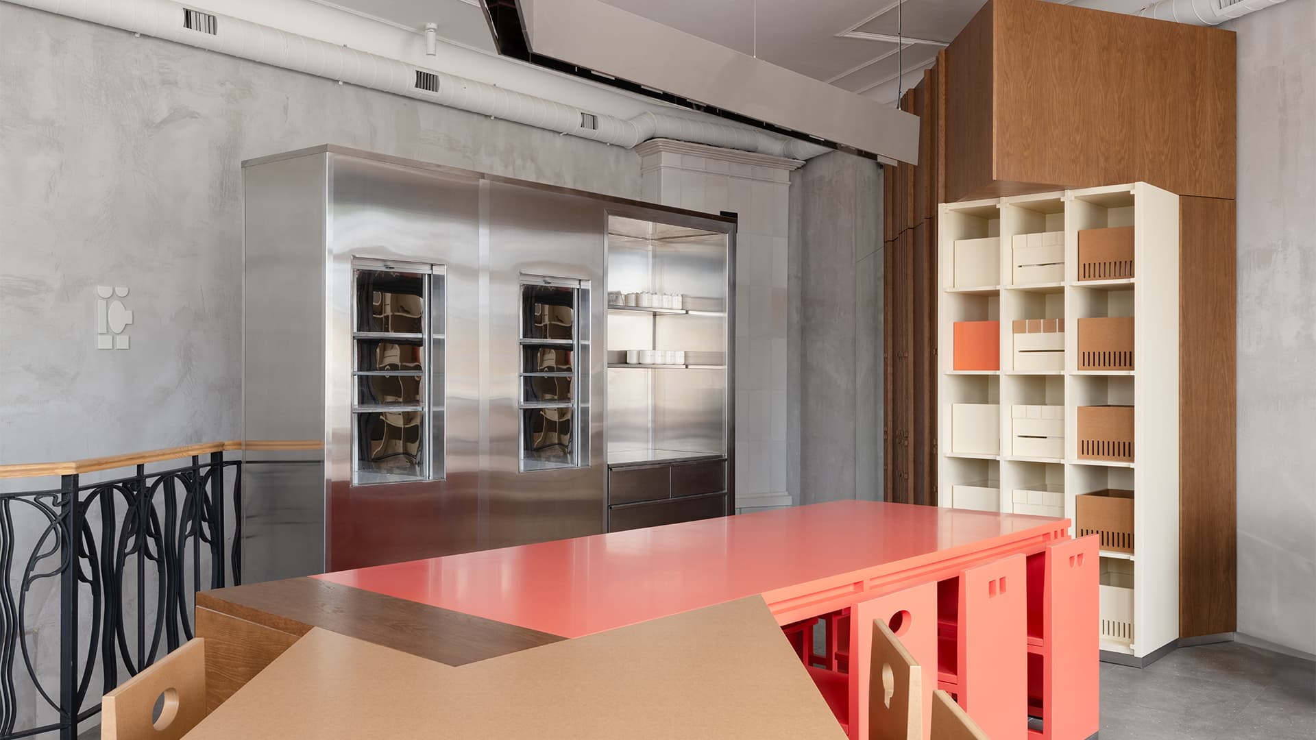 Современное прочтение «русского стиля» в интерьере кафе «Просвет» — проект KIDZ