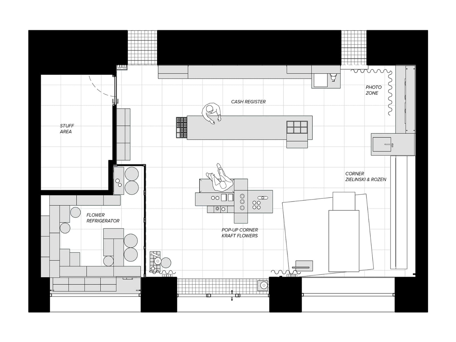 Небанальная трактовка «русского стиля» в интерьере кафе «Просвет» — проект KIDZ