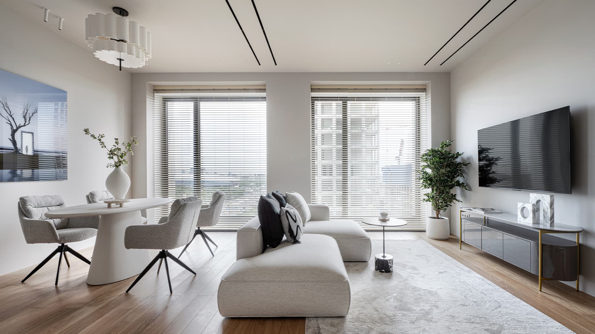 Нейтральное оформление квартиры для сдачи в аренду — проект Валерии Топильской