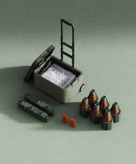 Студия LAYER разработала портативный матрас