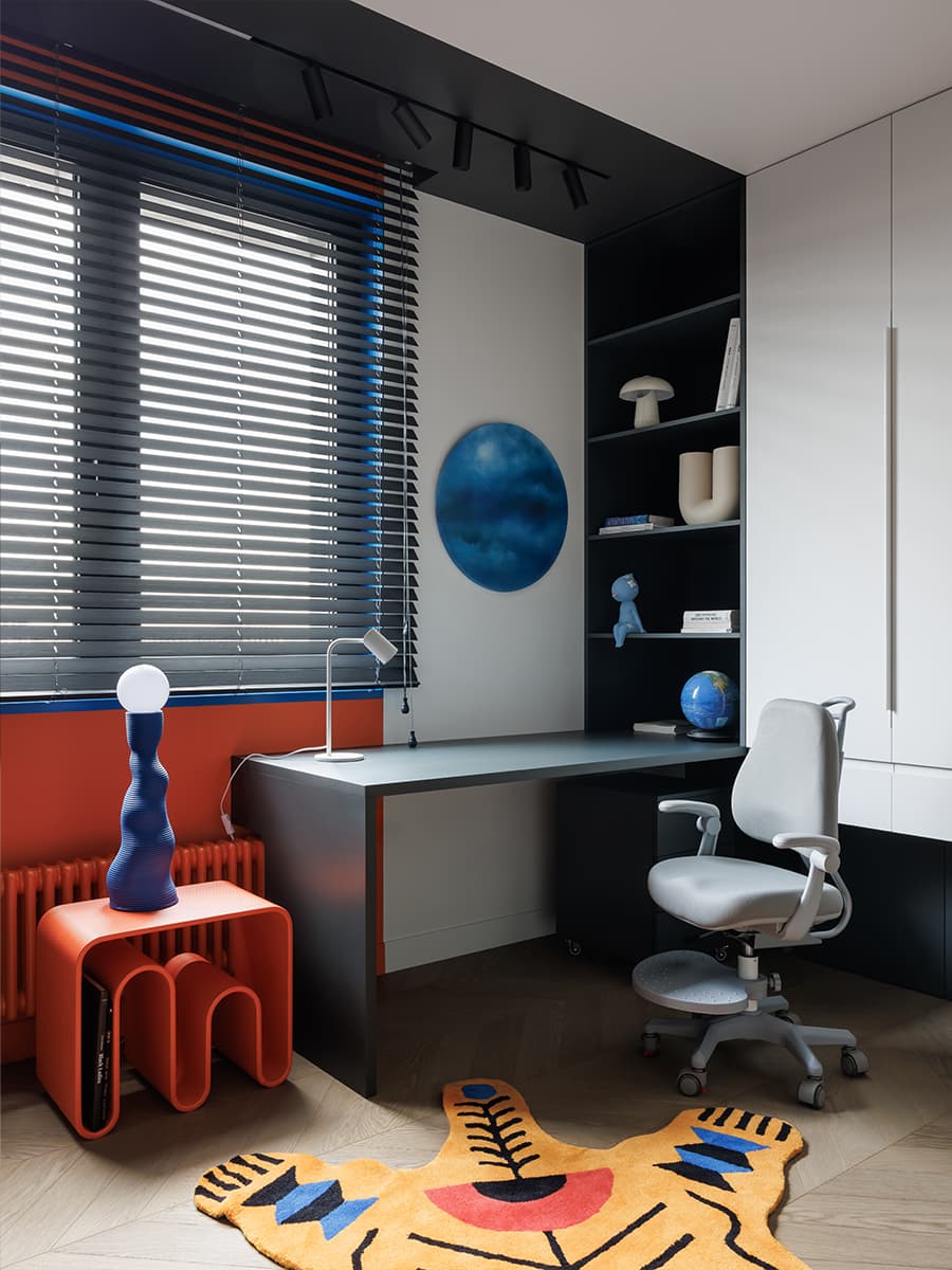 Игра геометрии в квартире с квадратными окнами — проект студии VI-interiors