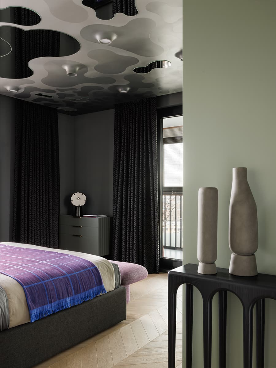 Игра геометрии в квартире с квадратными окнами — проект студии VI-interiors