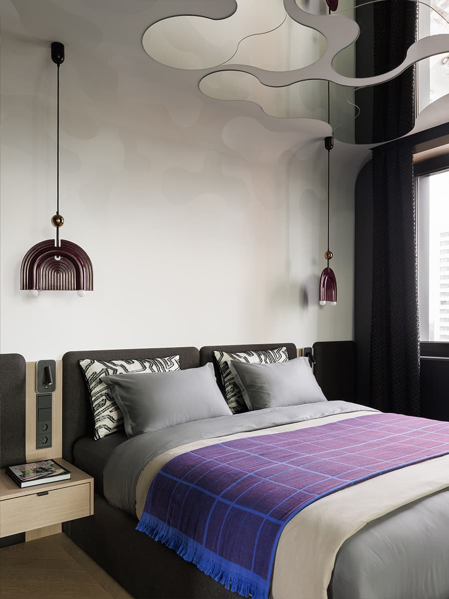 Игра геометрии в квартире с квадратными окнами — проект студии VI-interiors