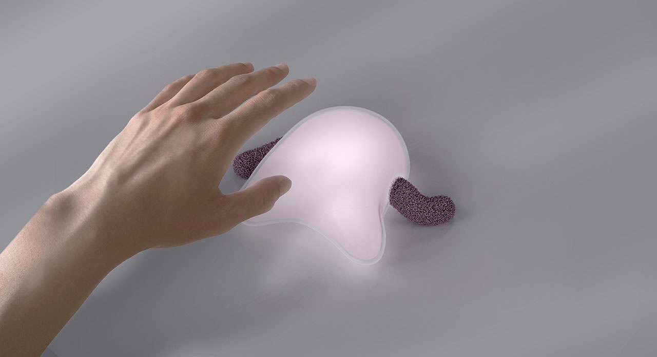 JUE и IHMMI Lab разработали «тактильного» робота-компаньона JUE и IHMMI Lab разработали «тактильного» робота-компаньона