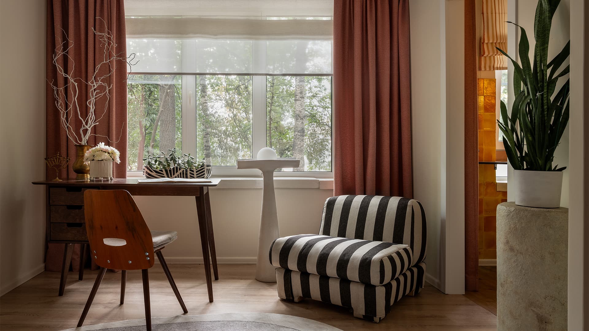 Эклектичный интерьер небольшой квартиры для творческой семьи — проект Анастасии Дуленко