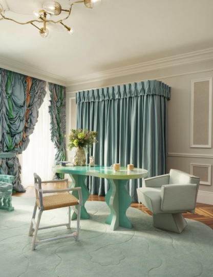 Uchronia оформила номер отеля Mandarin Oriental Hyde Park