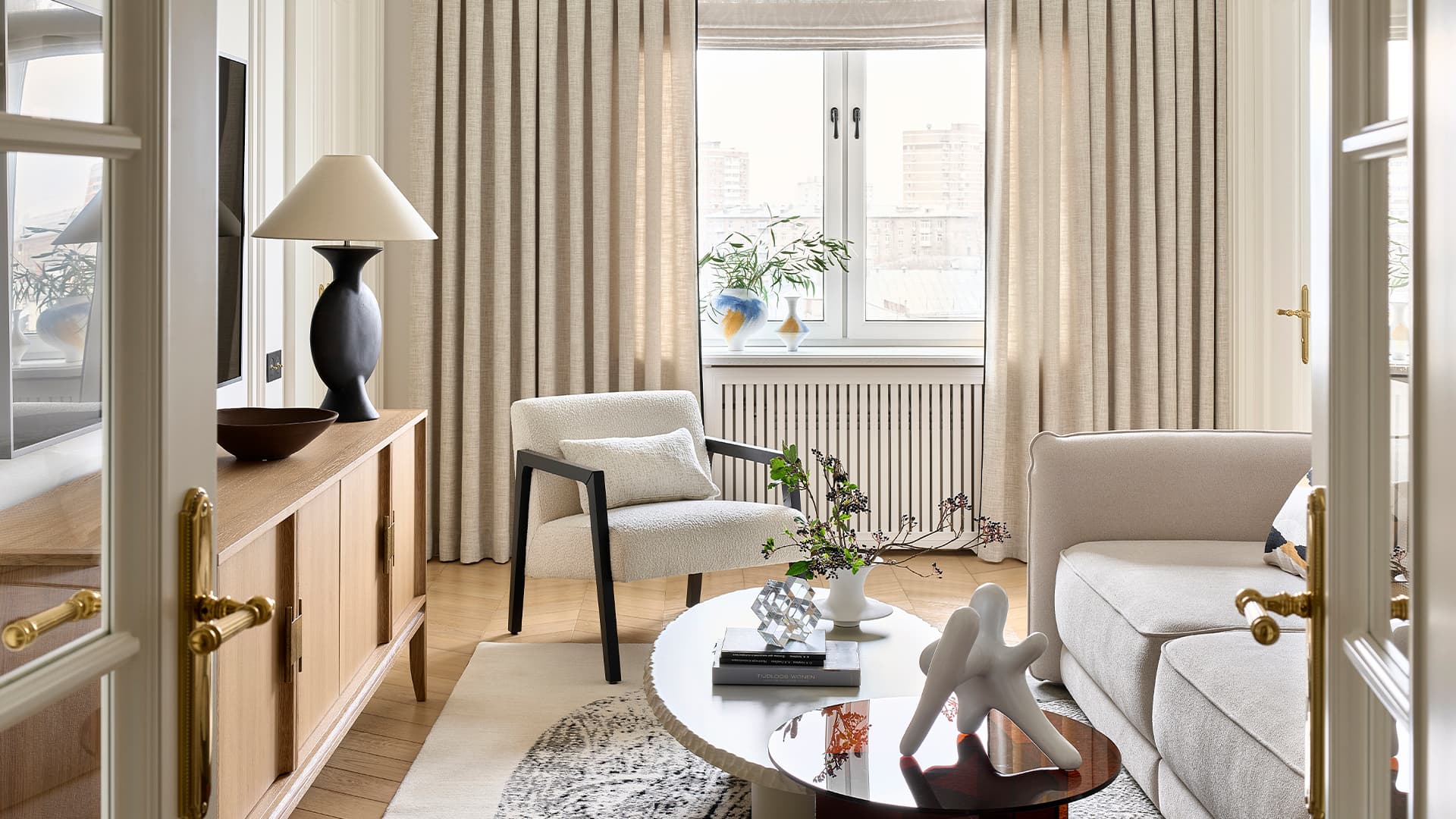 Воздушный интерьер квартиры для семьи дизайнера — проект Анны Симоновой