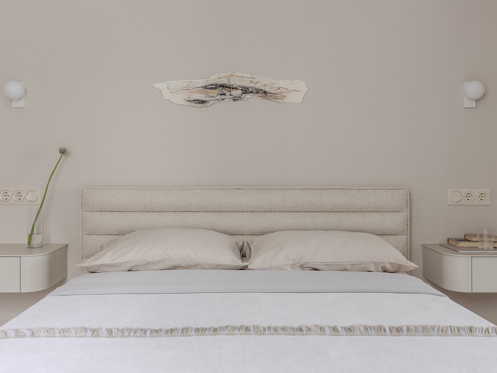 Спокойный бежевый в интерьере практичной квартиры для большой семьи — проект Екатерины Коталевской