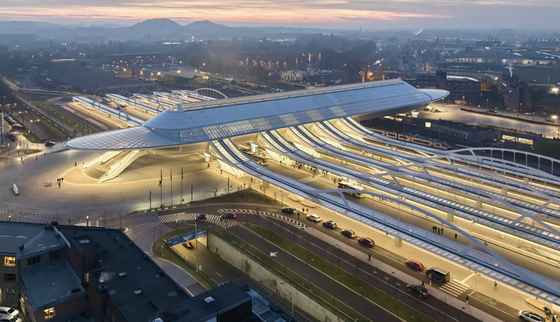 Сантьяго Калатрава спроектировал вокзал в Бельгии