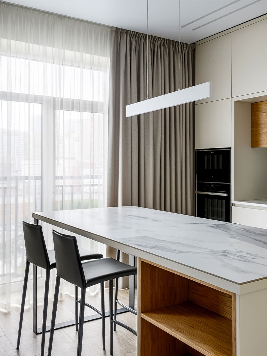 Выверенные пропорции в интерьере квартиры для молодой семьи — проект BULOVICH STUDIO