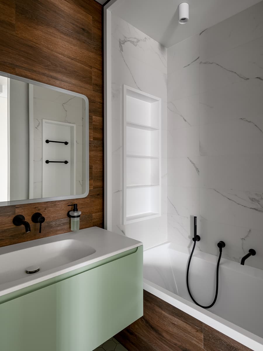 Выверенные пропорции в интерьере квартиры для молодой семьи — проект BULOVICH STUDIO