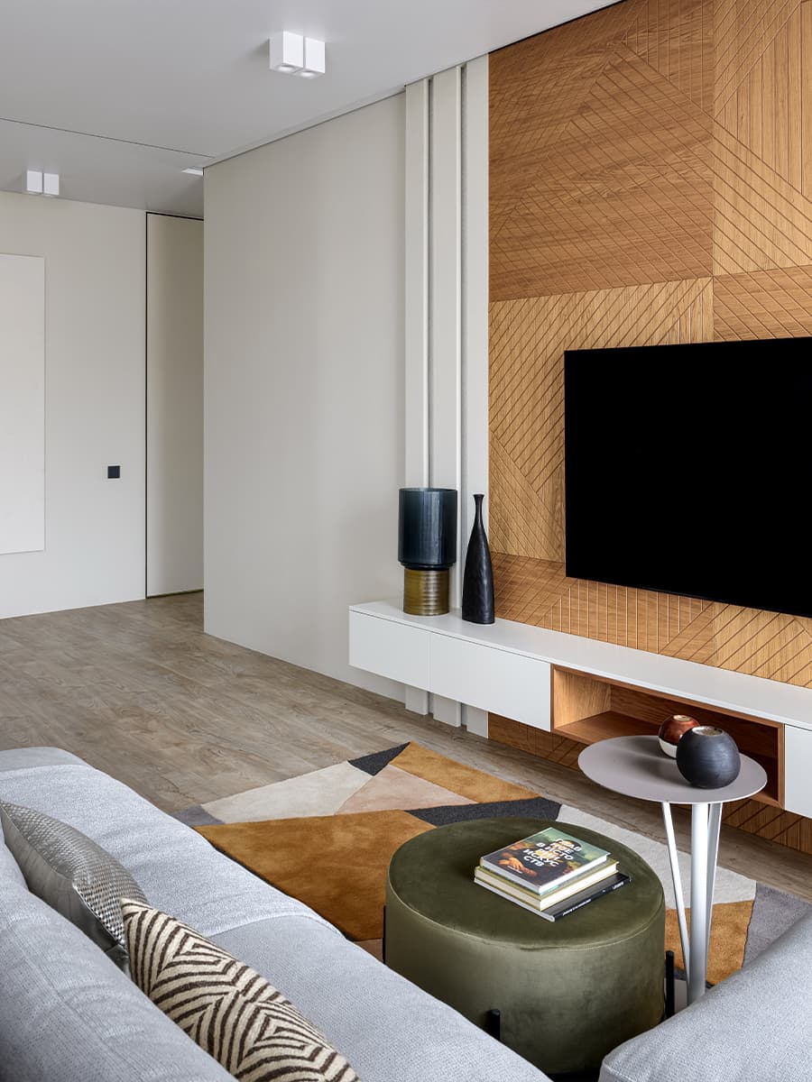 Выверенные пропорции в интерьере квартиры для молодой семьи — проект BULOVICH STUDIO