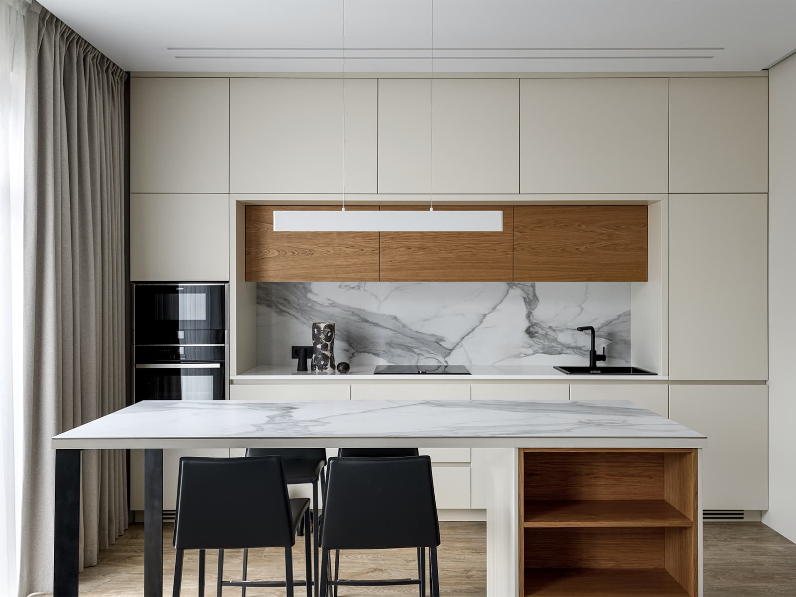 Выверенные пропорции в интерьере квартиры для молодой семьи — проект BULOVICH STUDIO