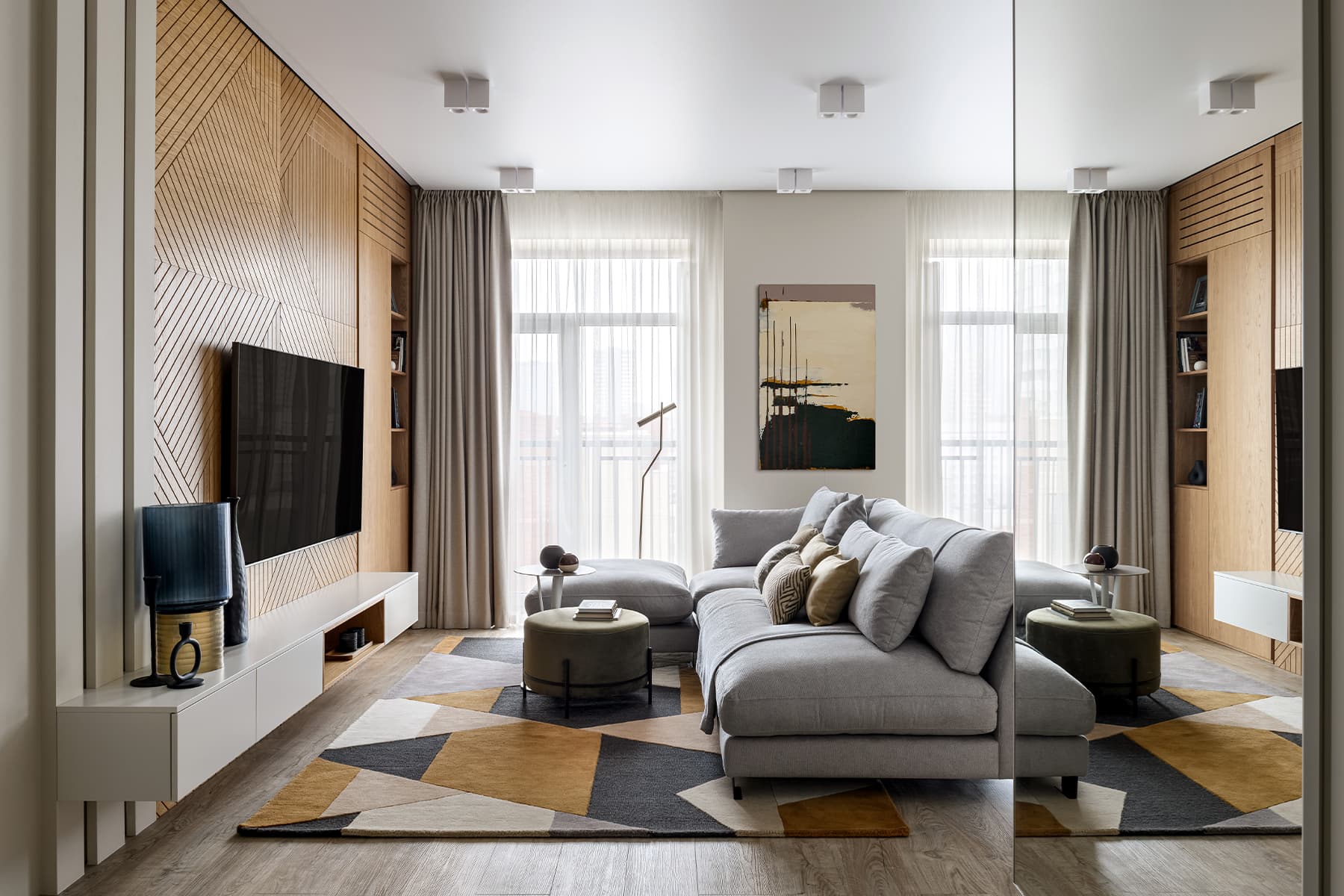 Выверенные пропорции в интерьере квартиры для молодой семьи — проект BULOVICH STUDIO