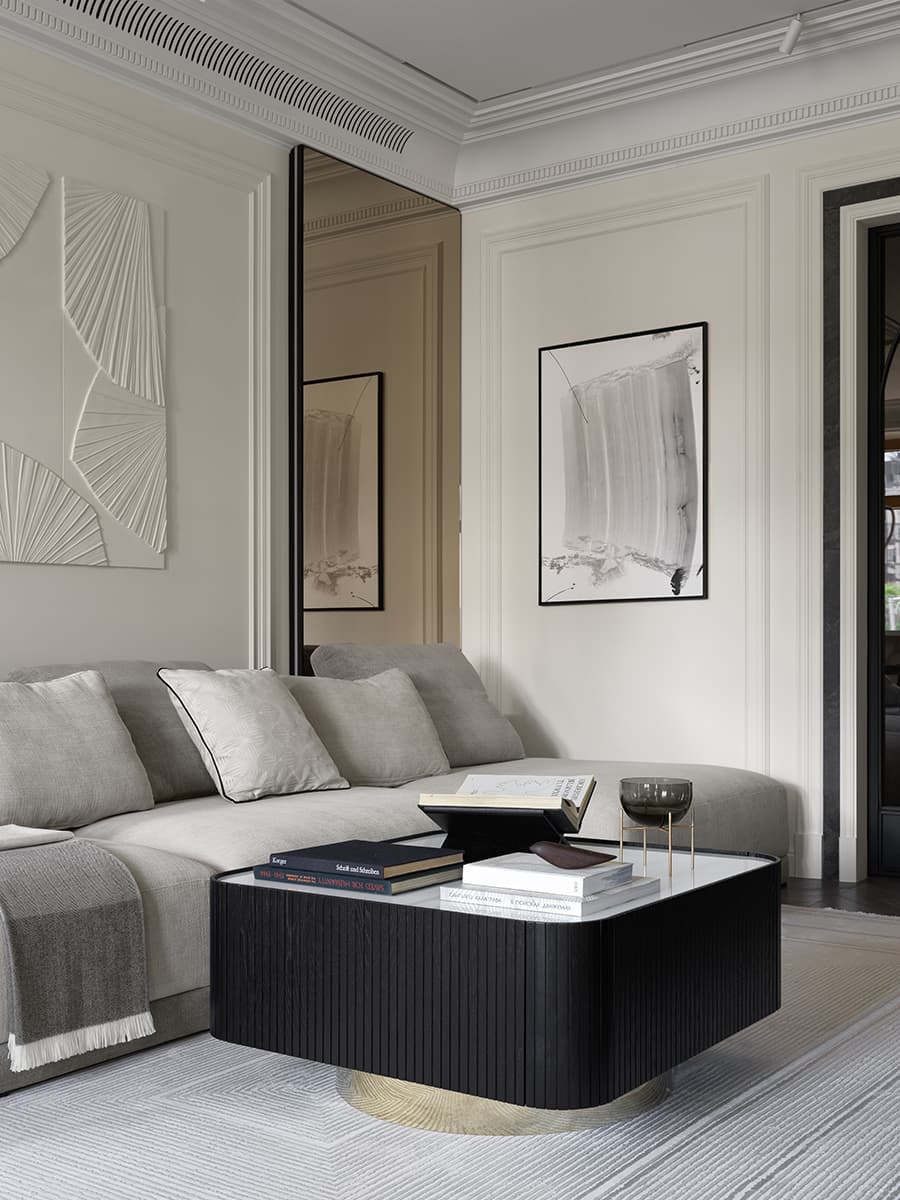 Яркие акценты и отсылки к классике в интерьере семейной квартиры — проект студии AA Design