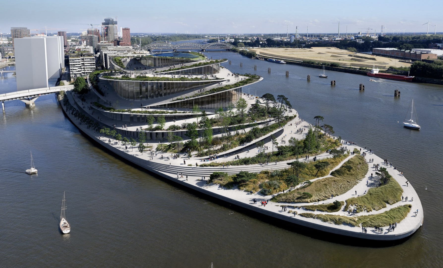 В Гамбурге появится новое здание оперы по проекту BIG