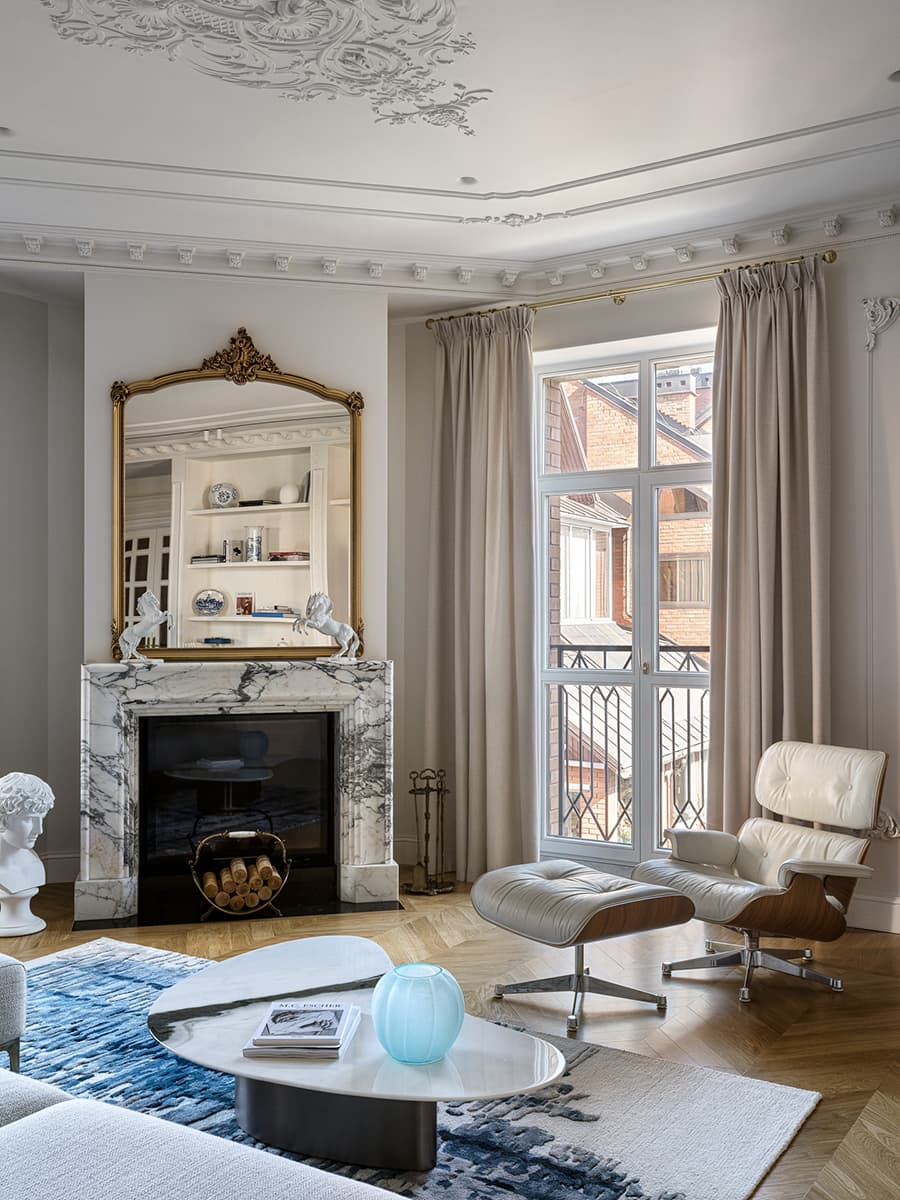 Элементы французского стиля в интерьере петербургской квартиры — проект студии Twins