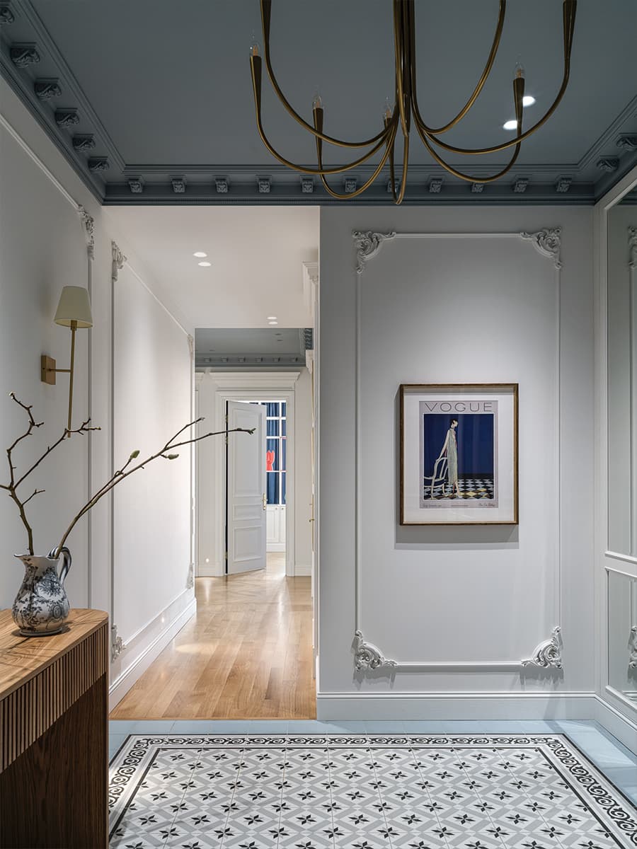 Элементы французского стиля в интерьере петербургской квартиры — проект студии Twins