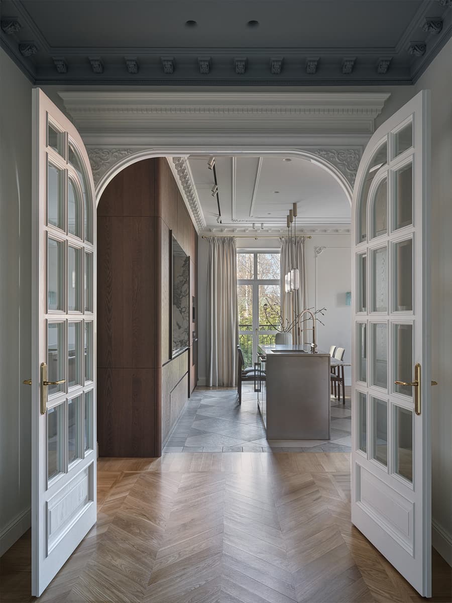 Элементы французского стиля в интерьере петербургской квартиры — проект студии Twins