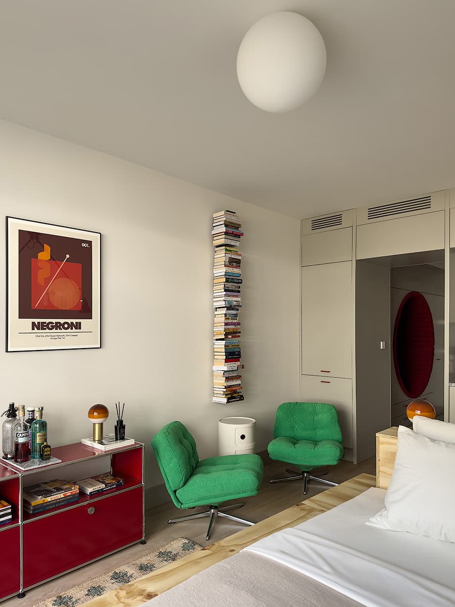 Практичный интерьер небольшой квартиры с собственным палисадником — проект дизайн-студии ANCconcept