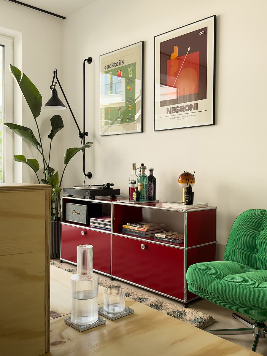 Практичный интерьер небольшой квартиры с собственным палисадником — проект дизайн-студии ANCconcept