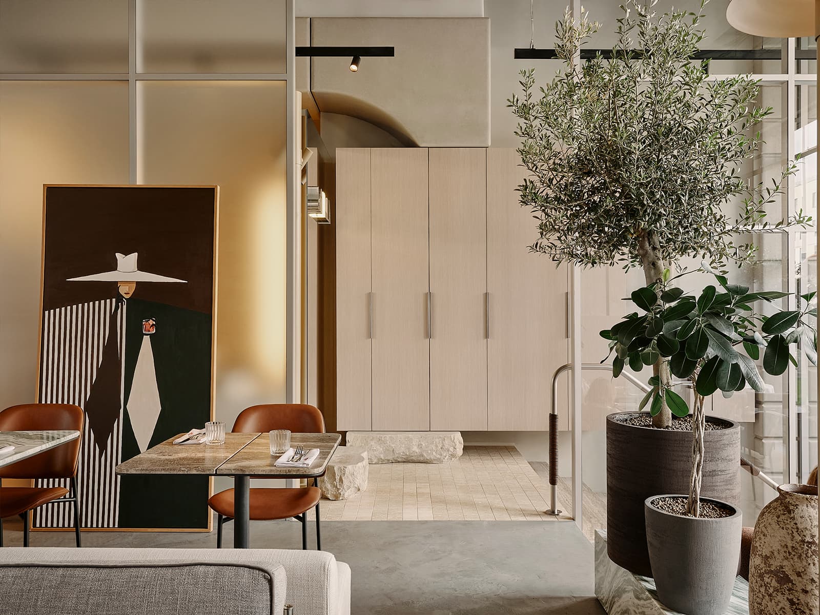 Атмосфера миланской улицы в интерьере московского бистро — проект DA bureau