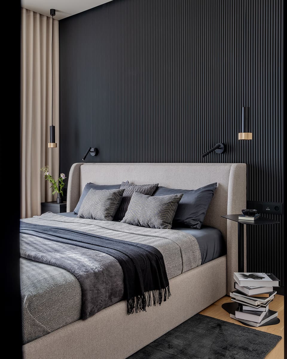 Цветовые переходы и легкие контрасты в интерьере квартиры для семьи — проект Анны и Максима Илющенко